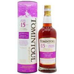 Tomintoul Small Batch Tawny Port Cask Finish Speyside Single 2008 15 Year Old