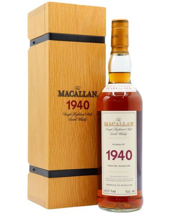 Macallan 1940 37 Jahre alt Fine Rare