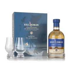 Kilchoman Machir Bay Gift Pack with 2x Glasses