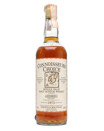 Ardbeg 1975 12 Jahre alt Map Label Connoisseurs Choice Gordon & Macphail