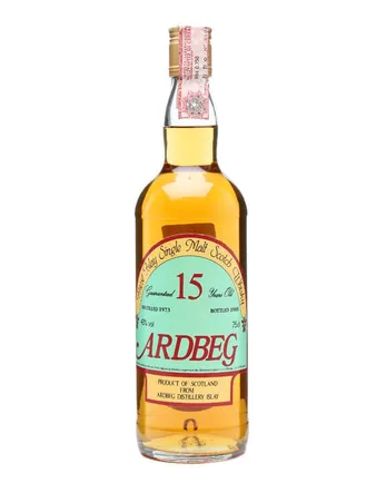Ardbeg 1973 15 Jahre alt Clear Glass Screwcap Sestante