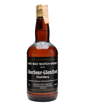 Aberlour Glenlivet 18 Jahre alt Bottled 1980s Cadenhead's