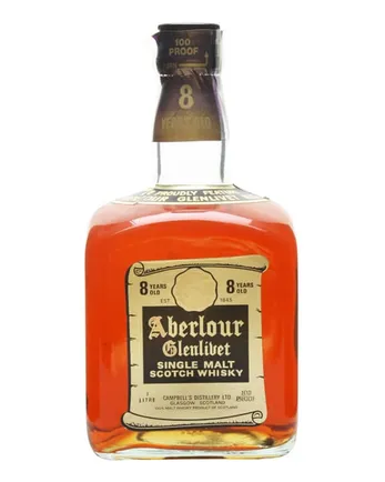 Aberlour Glenlivet 8 Jahre alt Bottled 1980s
