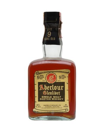 Aberlour Glenlivet 9 Jahre alt Bottled 1970s