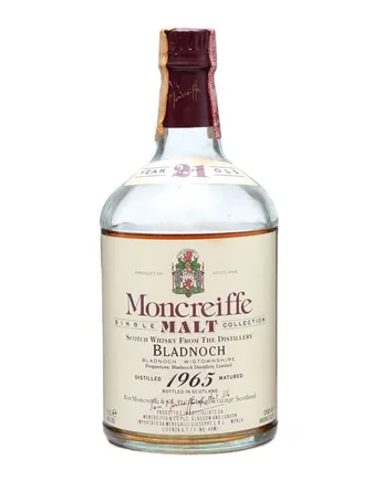 Bladnoch 1965 21 Jahre alt Moncrieffe