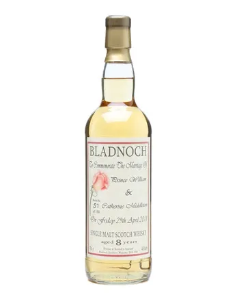 Bladnoch 8 Jahre alt Royal Wedding