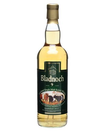 Bladnoch 9 Jahre alt Cow Label