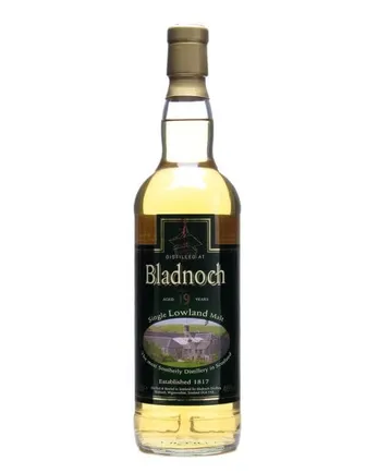 Bladnoch 19 Jahre alt Distillery Label