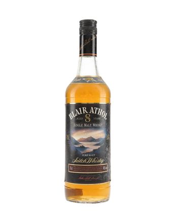 Blair Athol 8 Jahre alt Bottled 1980's Black Label with Sunset