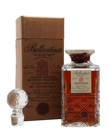 Ballantine's 30 Jahre alt Crystal Decanter Bottled 1940's