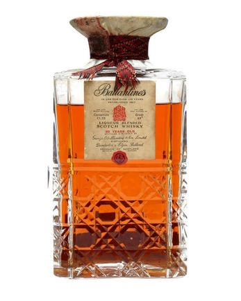 Ballantine's 30 Jahre alt Crystal Decanter Bottled 1960s