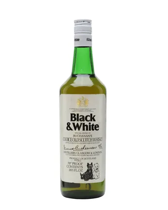Black & White Bottled 1970's