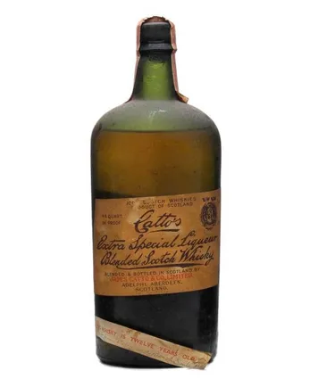 Catto's 12 Jahre alt Bottled 1930's