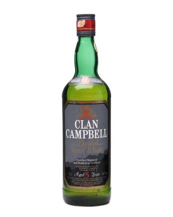 Clan Campbell 5 Jahre alt Bottled 1980s