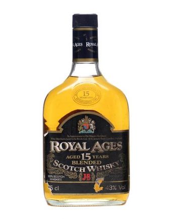 J B Royal Ages 15 Jahre alt Bottled 1980s