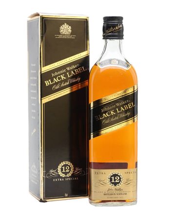 Johnnie Walker 12 Jahre alt Black Label Bottled 1980s