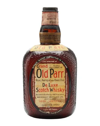Old Parr Bottled 1940s Spring Cap