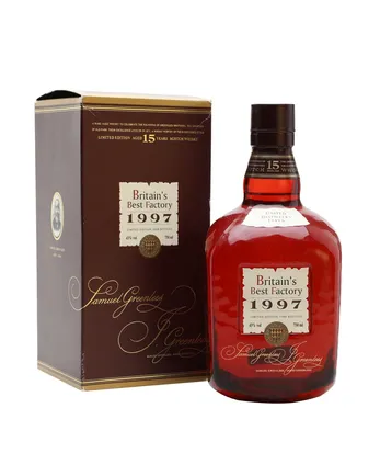 Old Parr 15 Jahre alt Britain's Best Factory 1997