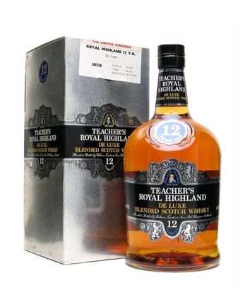 Teacher's 12 Jahre alt Royal Highland Bottled 1980's