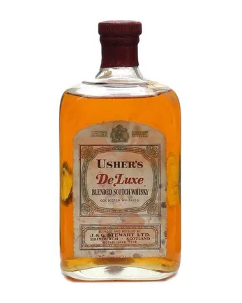 Usher's De Luxe Bottled 1950s