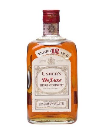 Usher's De Luxe 12 Jahre alt Bottled 1980s