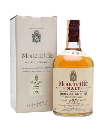 Balmenach Glenlivet 1971 15 Jahre alt Moncrieffe Independent Bottling