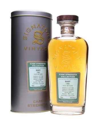 Banff 1980 28 Jahre alt Signatory Cask Strength Collection