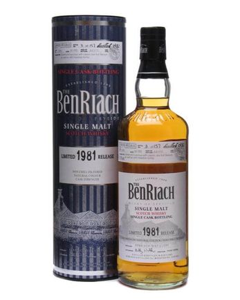 Benriach 1981 28 Jahre alt Bourbon Barrel #2589