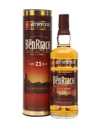 Benriach 21 Jahre alt Authenticus Peated Malt