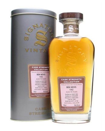 Ben Nevis 1992 15 Jahre alt Sherry Cask 2304 Signatory
