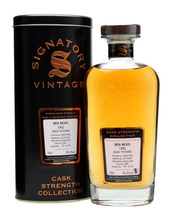 Ben Nevis 1992 19 Jahre alt Cask #2305 Signatory