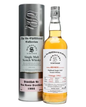 Ben Nevis 1992 20 Jahre alt Sherry Butt #2307 Signatory Un-Chillfiltered Collection