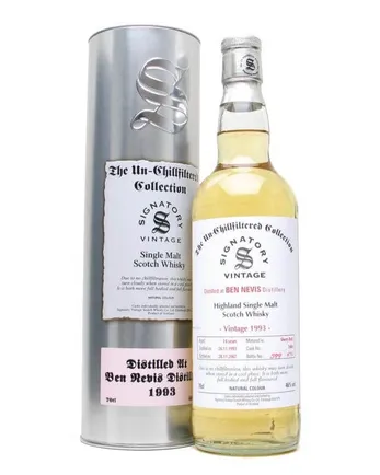 Ben Nevis 1993 15 Jahre alt Unchillfiltered Sherry Signatory Un-Chillfiltered Collection