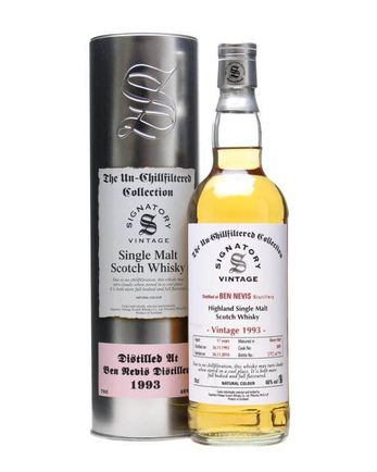 Ben Nevis 1993 17 Jahre alt Un Chillfiltered Collection Signatory