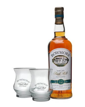 Bowmore 12 Jahre alt 2 Glasses Gift Pack