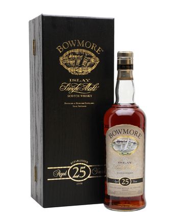 Bowmore 25 Jahre alt Old Presentation