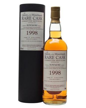 Bowmore 1998 10 Jahre alt Cask #353 Queen of the Moorlands