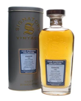 Bowmore 1982 24 Jahre alt Bourbon Cask Signatory