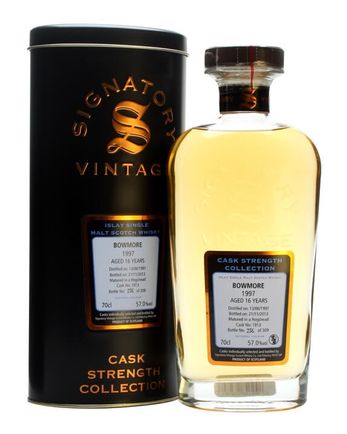 Bowmore 1997 16 Jahre alt Cask #1913 Signatory Cask Strength Collection
