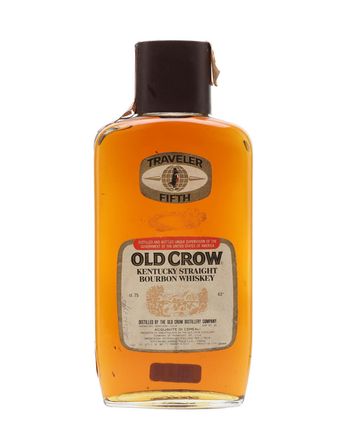 Old Crow Traveler Fifth Bottled 1980s