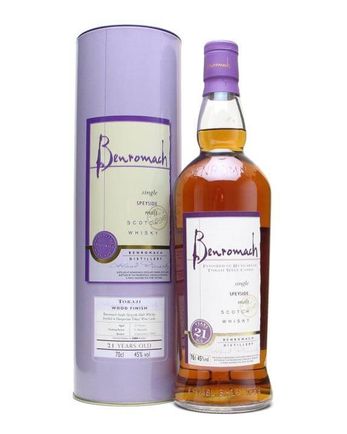 Benromach 21 Jahre alt Tokaji Wood Finish