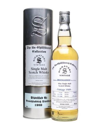 Bruichladdich 1989 19 Jahre alt Signatory Un-Chillfiltered Collection