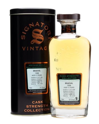 Braeval 1998 12 Jahre alt Casks #168861+62 Signatory Cask Strength Collection