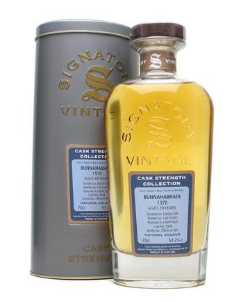 Bunnahabhain 1978 29 Jahre alt Signatory Cask Strength Collection