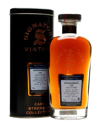 Bunnahabhain 1988 24 Jahre alt Sherry Cask Signatory Cask Strength Collection
