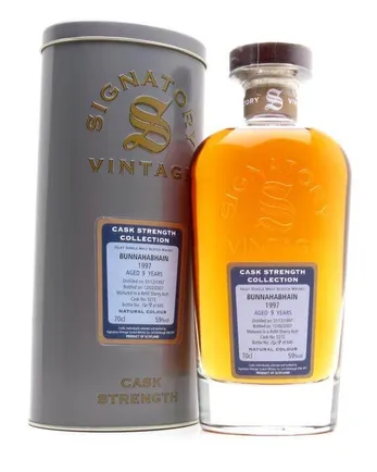 Bunnahabhain 1997 9 Jahre alt Sherry Butt Signatory Cask Strength Collection
