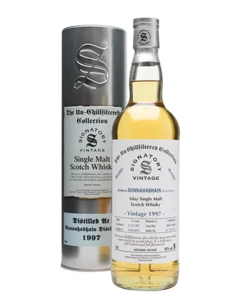 Bunnahabhain 1997 14 Jahre alt Peated Cask #5682 3 4 Signatory Un-Chillfiltered Collection