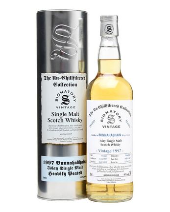 Bunnahabhain 1997 14 Jahre alt Cask #5685 5687 Peated Signatory Un-Chillfiltered Collection