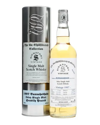 Bunnahabhain 1997 15 Jahre alt Cask #5562-4 Peated Signatory Un-Chillfiltered Collection