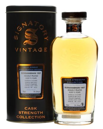 Bunnahabhain 1997 15 Jahre alt Signatory Cask Strength Collection